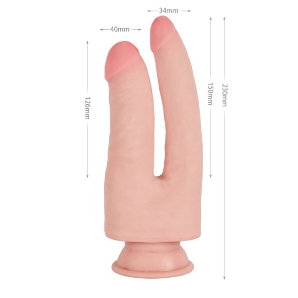 (image for) 9" Knight Cock 3D Triple Density Double Penetrator
