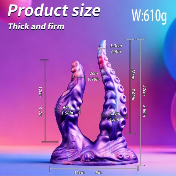(image for) Double Head Tentacle Dildo 8.6 Inches