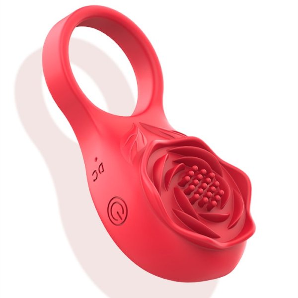 (image for) Vibrating Rose Cock Ring