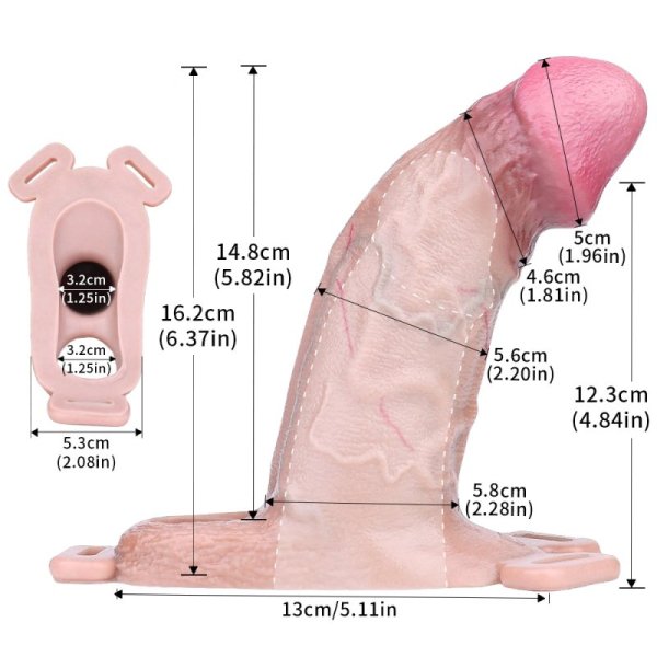 (image for) Wearable 5.9 inch Cock Sleeve
