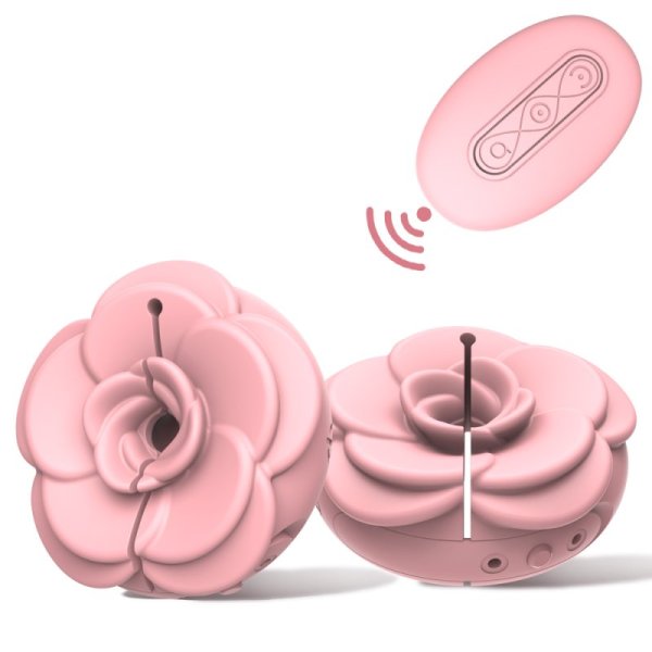 (image for) Camellia Vibrating Rose Nipple Clamp