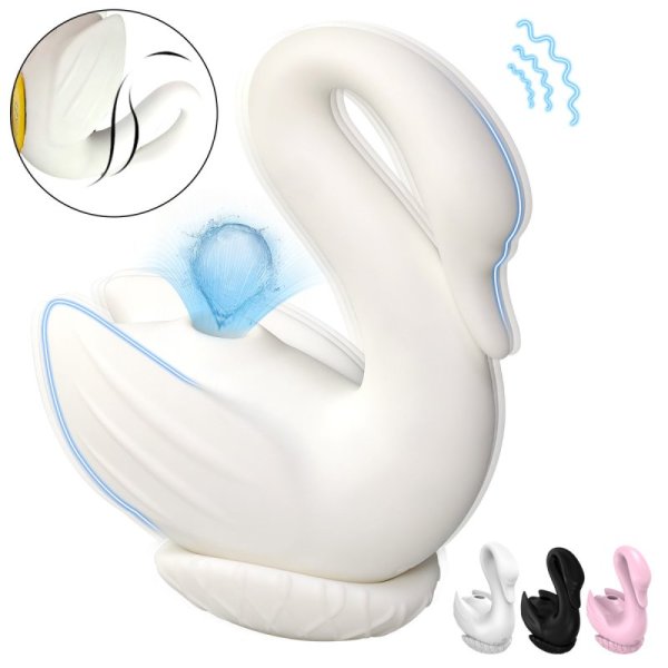 (image for) Swan Sucking Clitoral & Nipple Stimulation Vibrator