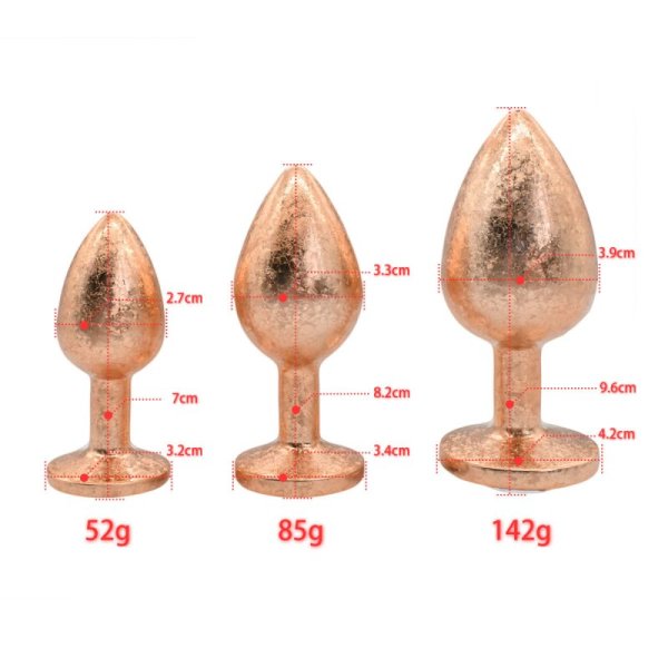 (image for) Ice Flowers Aluminum Alloy Butt Plug