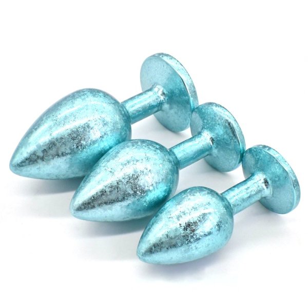 (image for) Ice Flowers Aluminum Alloy Butt Plug