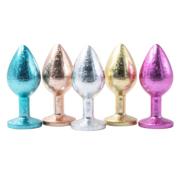 (image for) Ice Flowers Aluminum Alloy Butt Plug