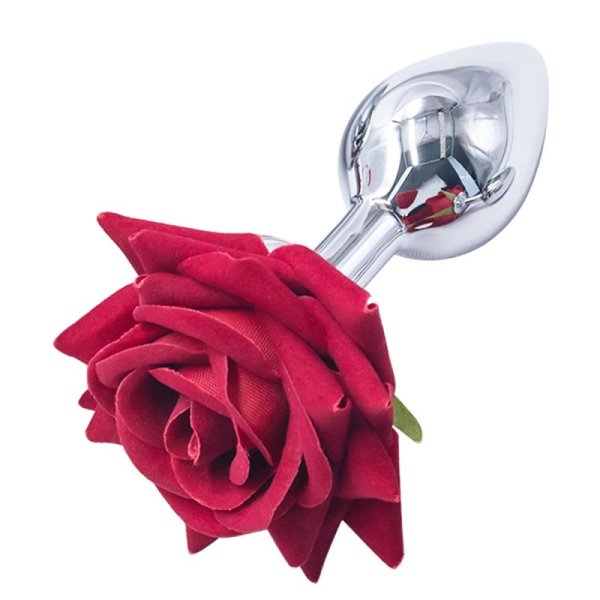 (image for) Rose Flower Stainless Steel Butt Plug