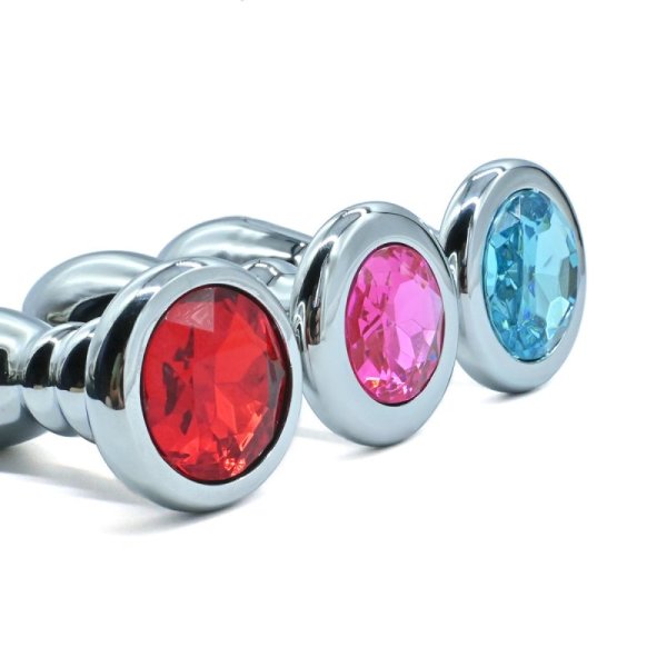 (image for) Metal Two Ring Anal Plug