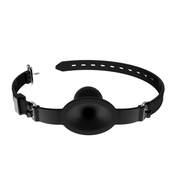 (image for) Silicone Harness Hollow Ball Gag