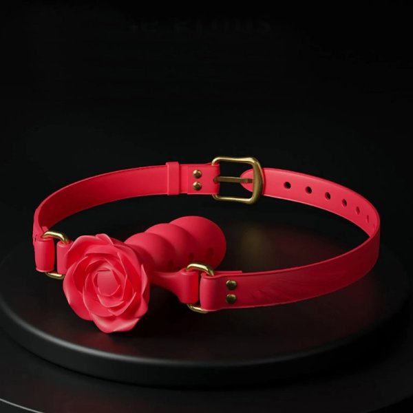 (image for) Rose Gag with Open Mouth Bondage