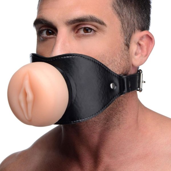 (image for) Pussy Face Oral Sex Mouth Gag