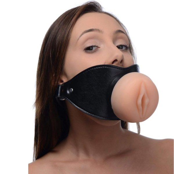 (image for) Pussy Face Oral Sex Mouth Gag