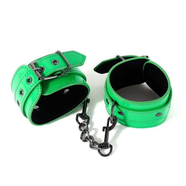 (image for) Shiny PU Handcuffs with Pin Buckle