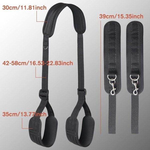 (image for) Bondage Restraint Straps with Padded Cuffs