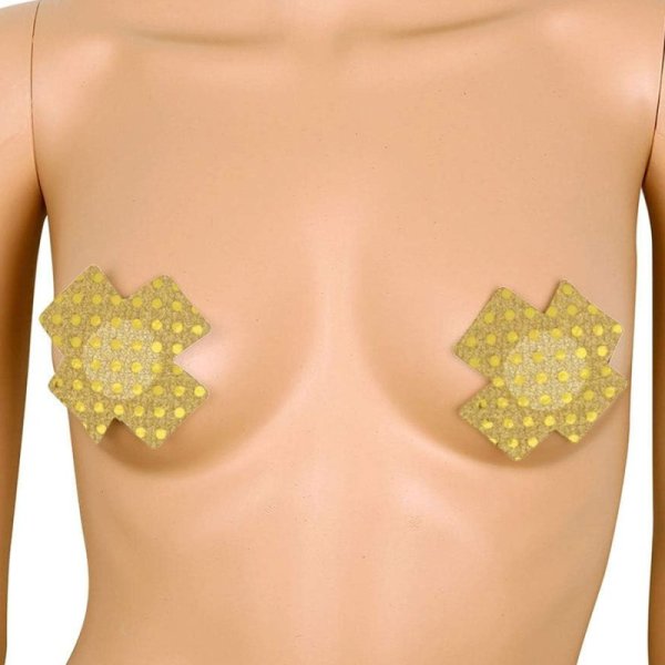 (image for) Sequin Cross Nipple Pasties