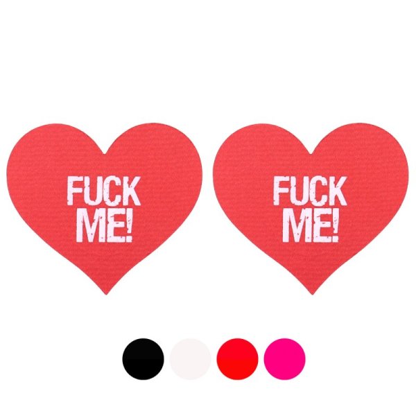 (image for) Fuck Me Heart Nipple Stickers