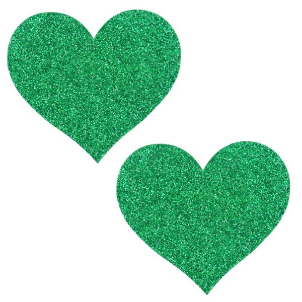 (image for) Glitter Heart-shaped Nipple Cover