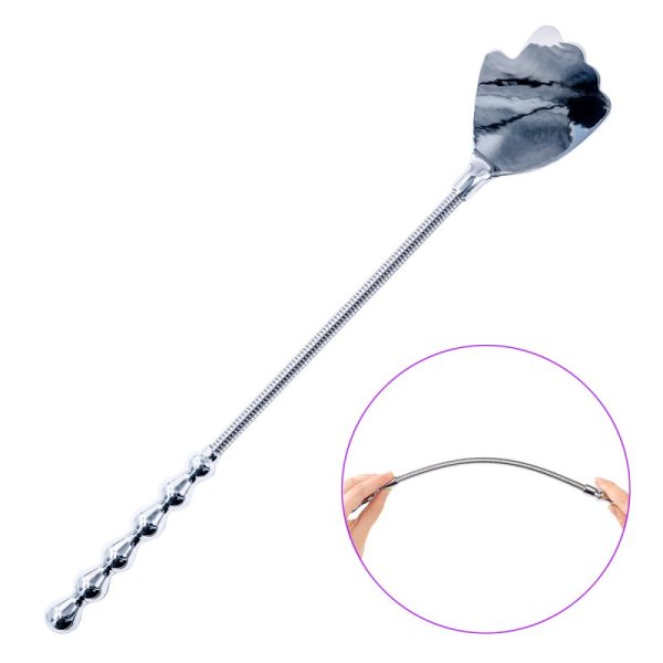 (image for) Palm Spanking Paddle Bentable Bar with Anal Beads