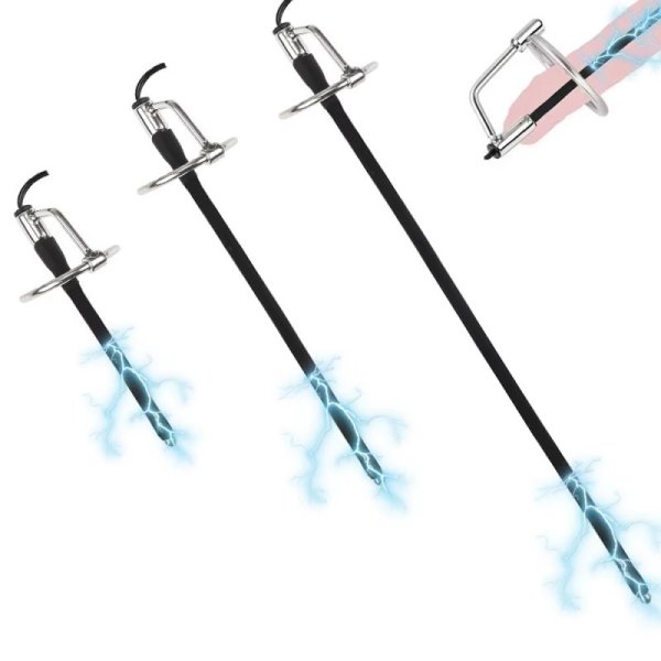 (image for) Metal Head Electric Shock Urethral Sounds