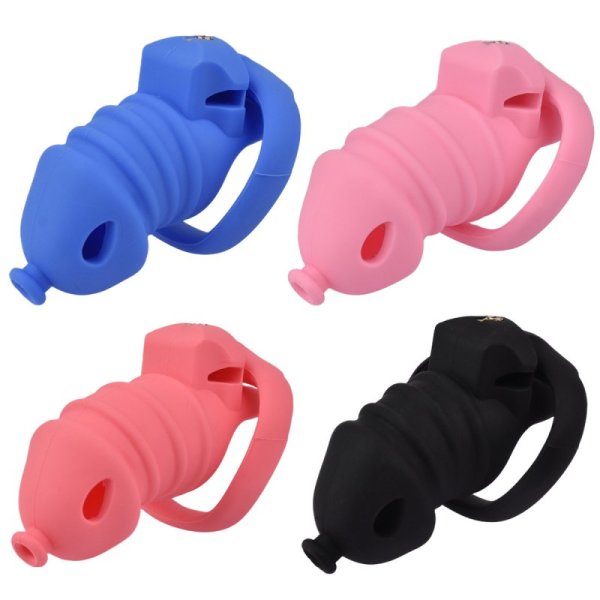 (image for) Soft Silicone Fish Chastity Cage
