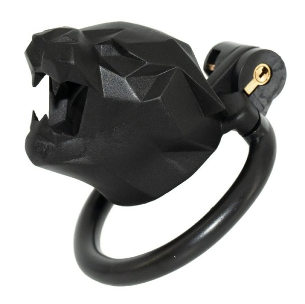(image for) Leopard Head Chastity Cage