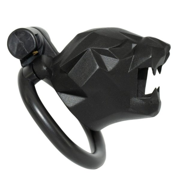 (image for) Leopard Head Chastity Cage