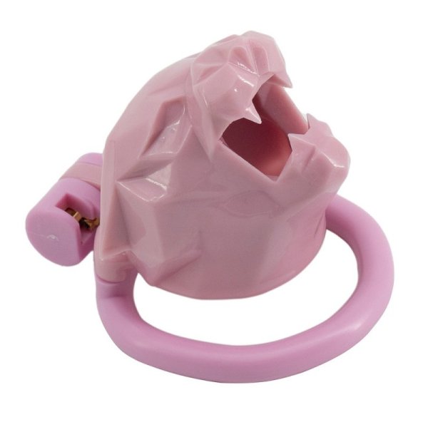 (image for) Leopard Head Chastity Cage