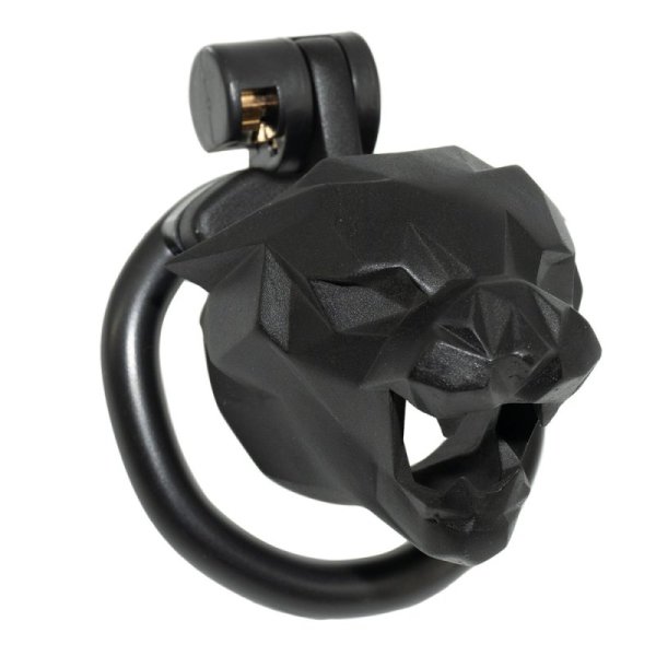 (image for) Leopard Head Chastity Cage