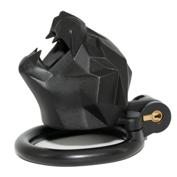 (image for) Leopard Head Chastity Cage