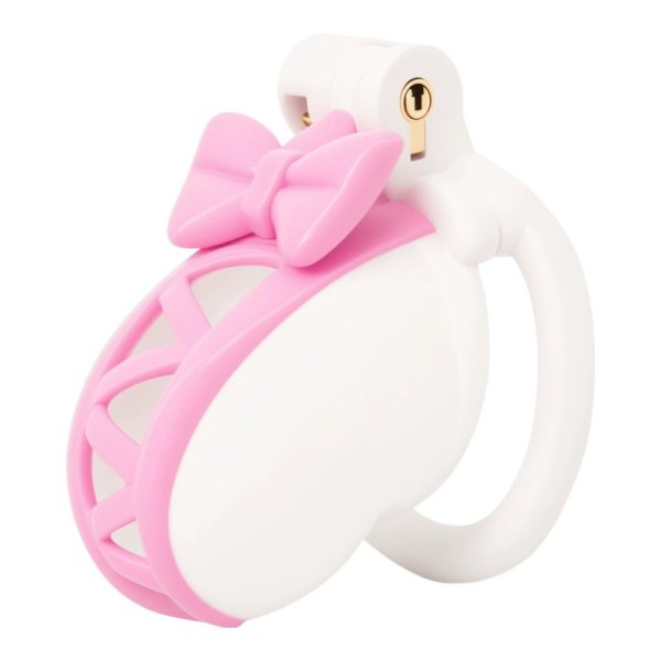 (image for) Butterfly Knot Sissy Chastity Cage