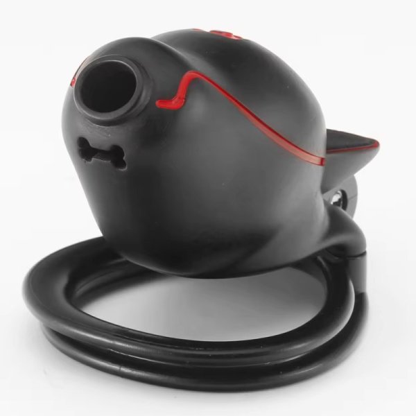 (image for) Slave Dog Head Chastity Cage - Dog Word