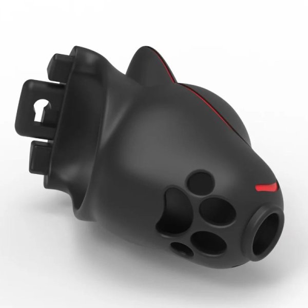 (image for) Slave Dog Head Chastity Cage - Invisible Lock