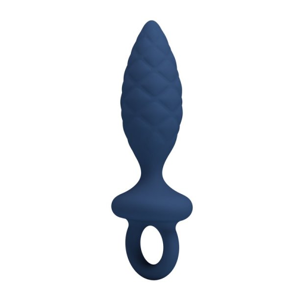 (image for) Stripy Anal Plug With Loop