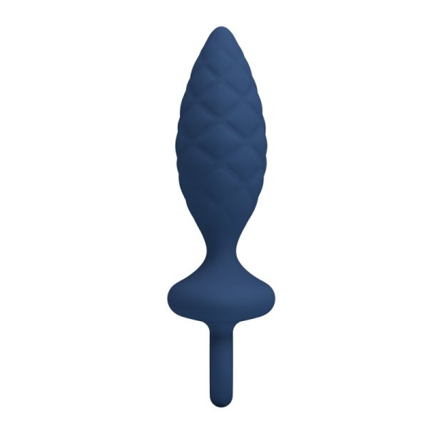 (image for) Stripy Anal Plug With Loop