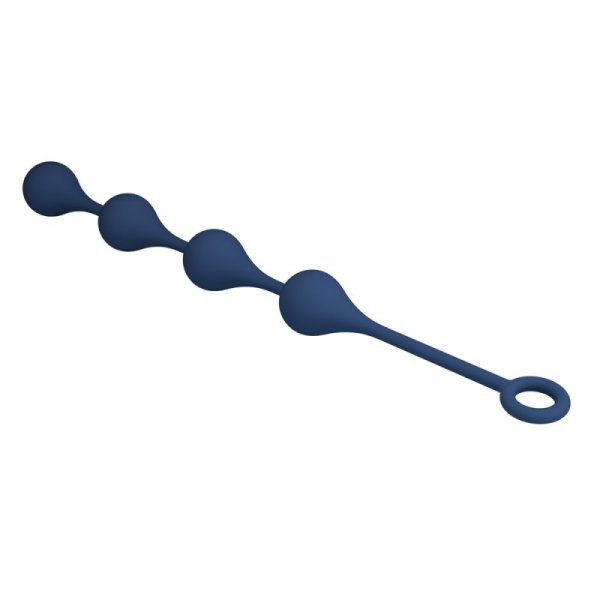 (image for) 16.8" Silicone Waterdrop Anal Beads
