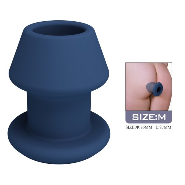 (image for) Silicone Hollow Anal Plug