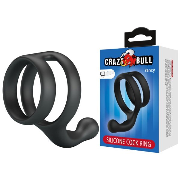 (image for) Dual Silicone Cock Ring - Yancy