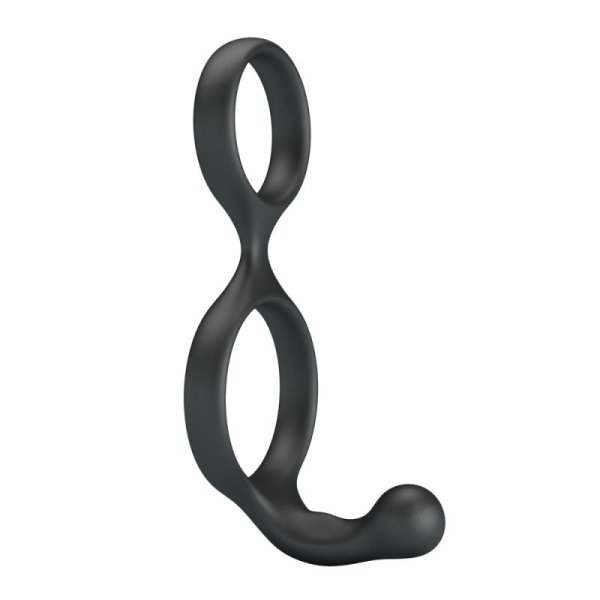 (image for) 2in1 Silicone Cock Ring - Florian