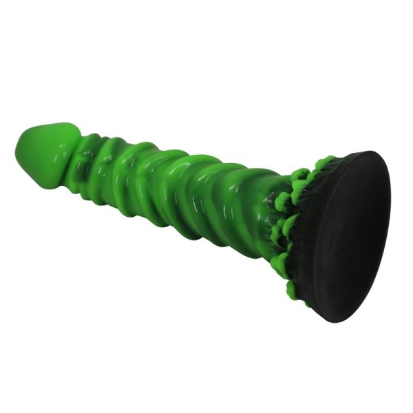 (image for) 9.0" Textured Silicone Dildo - Manticore