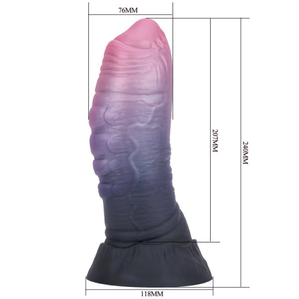 (image for) 9.4" Large Silicone Butt Plug - Dreadful Fiend