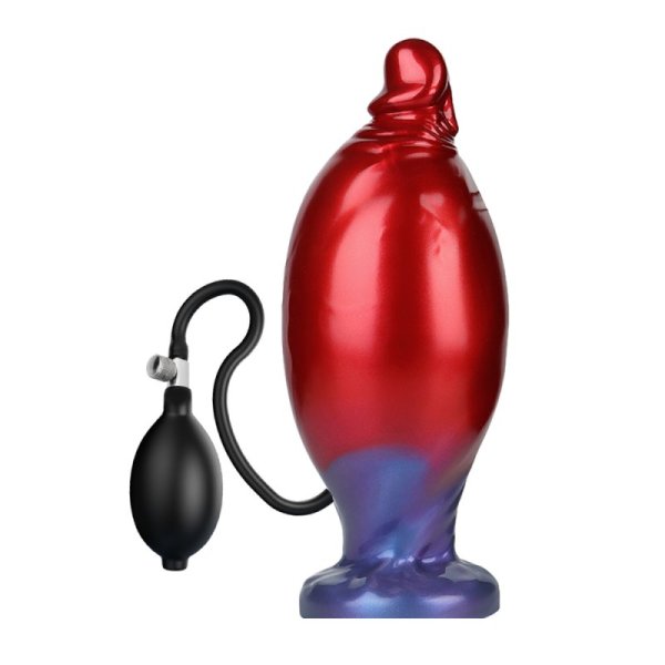 (image for) 8.6" Inflatable Dildo Plug - Shadow Behemoth