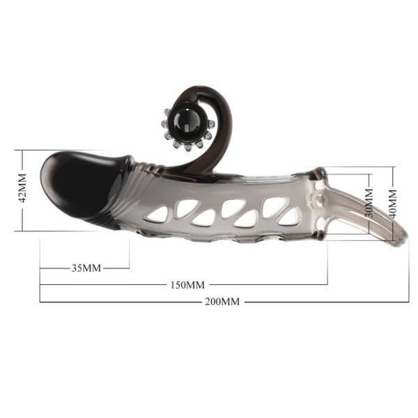 (image for) Vibrating Clitoral Penis Extension