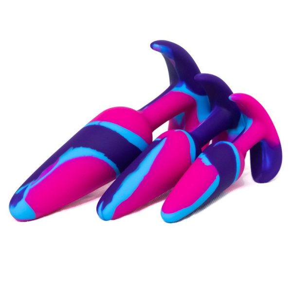 (image for) Pure Bliss Colourful Silicone Butt Plug