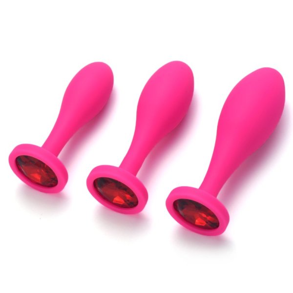 (image for) Drop Shaped Jewelry Silicone Butt Plug