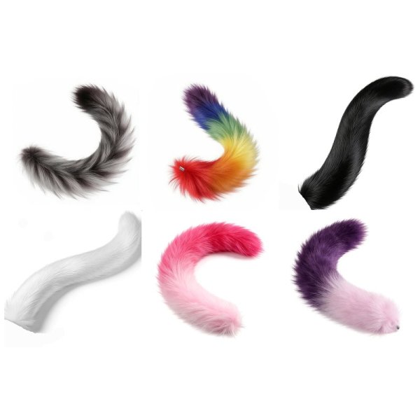 (image for) Alien Anal Dildo With Fox Tail