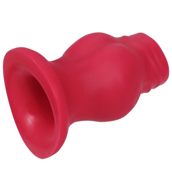 (image for) Silicone Pig-Hole Hollow Fuck Plug