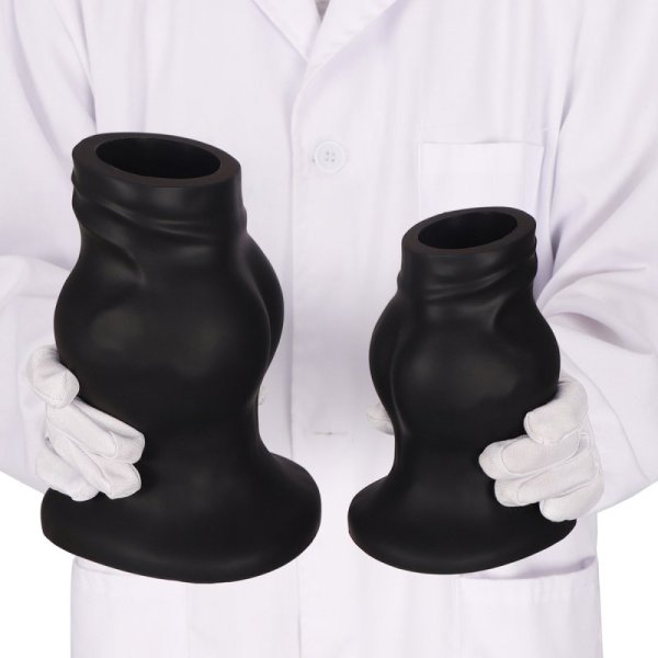 (image for) Silicone Pig-Hole Hollow Fuck Plug