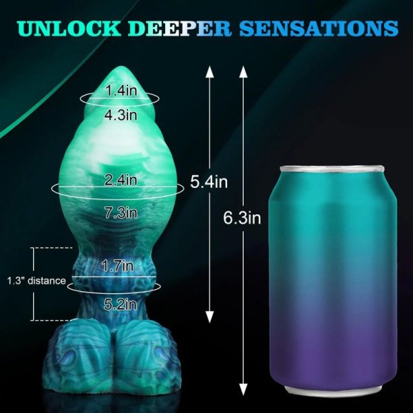 (image for) Belly Fantasy Silicone Realistic Fat Dildo