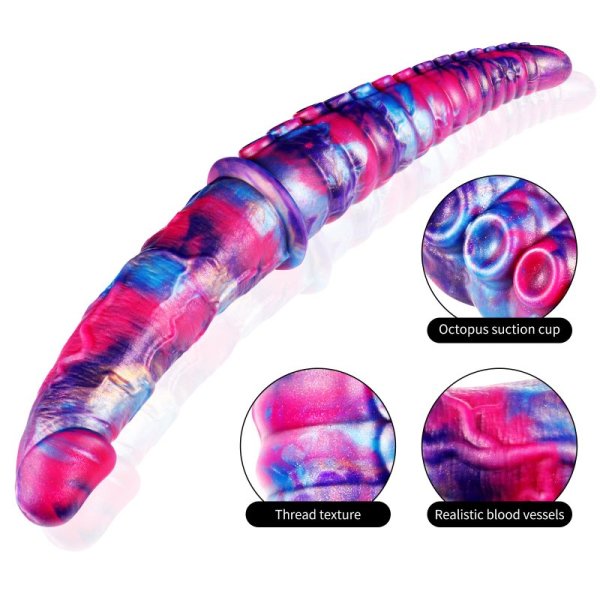 (image for) Monster Double-Headed Tentacle Realistic Dildo