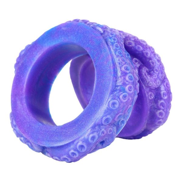 (image for) Octopus Mixed Color Silicone Cock Ring Set
