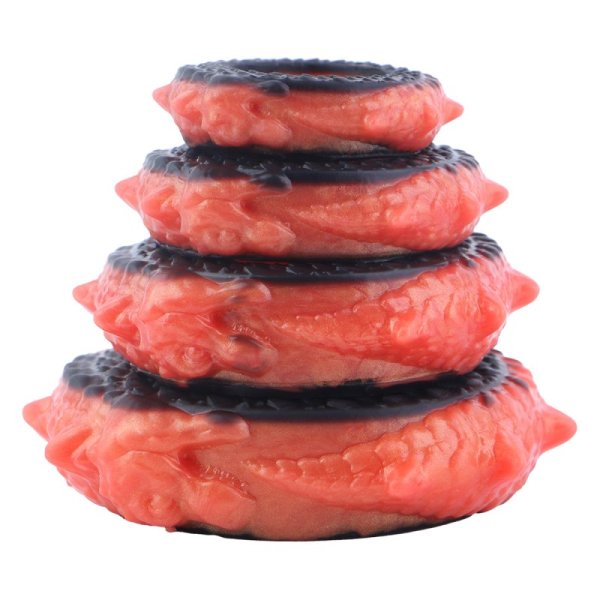 (image for) Cthulhu Mixed Color Silicone Cock Ring Set